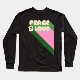 Peace and love Long Sleeve T-Shirt